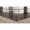Sellon24® Stainless Steel Wall Anchor Round Railing Posts 42.4 mm