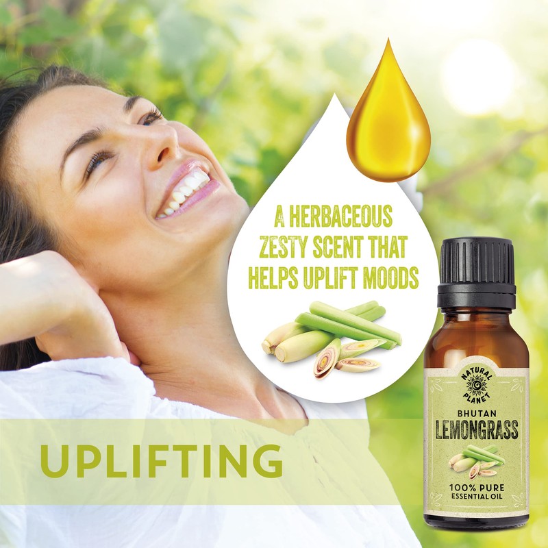 Natural Planet Lemongrass Essential Oil 15ML Natural 100% Pure &