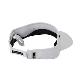 Parly Gates 053-5187502 Unisex Sun Visor (BIO Name and Size Adjustable) / Golf Hat, 030_white, Free size