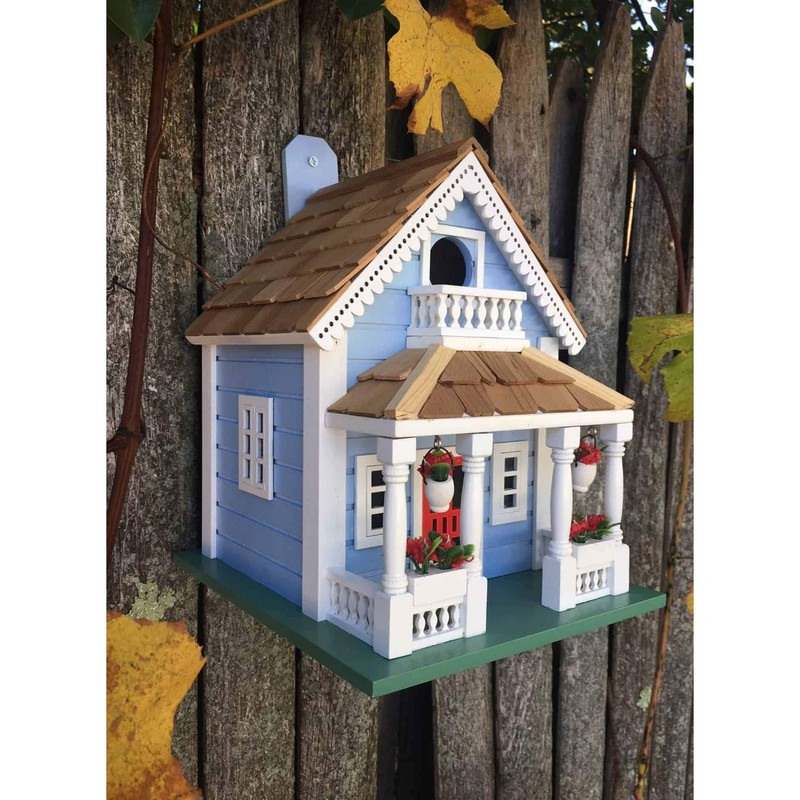 Home Bazaar HB-9520S Orleans Cottage Birdhouse, Blue