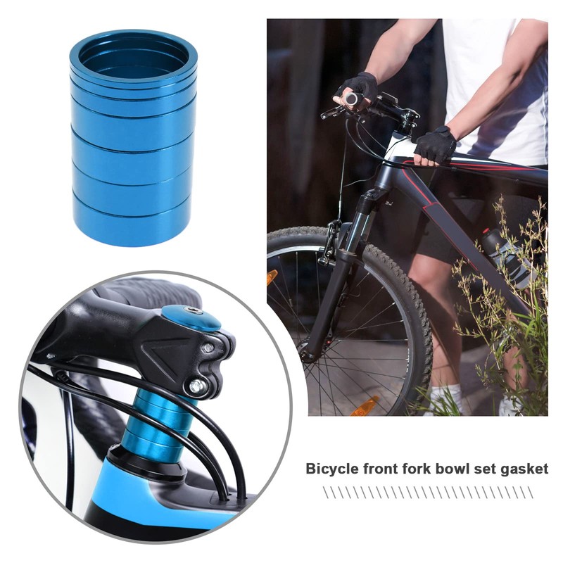 eMagTech 10pcs Headset Spacer Replacement Kit Bicycle Stem Caps with