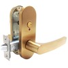 Kawaguchi Giken AL-33-4K13-SG Door Lever Indoor Lock AL Series Satin Gold Box