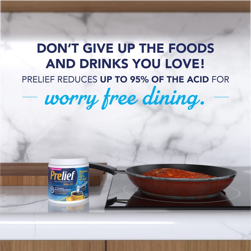 PRELIEF Powder Jar with Serving Scoop, 100 Servings