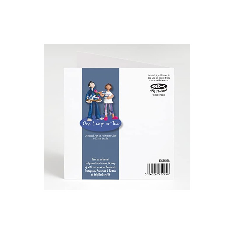 Another Anniversary Card - Pottery Scene - One Lump Or