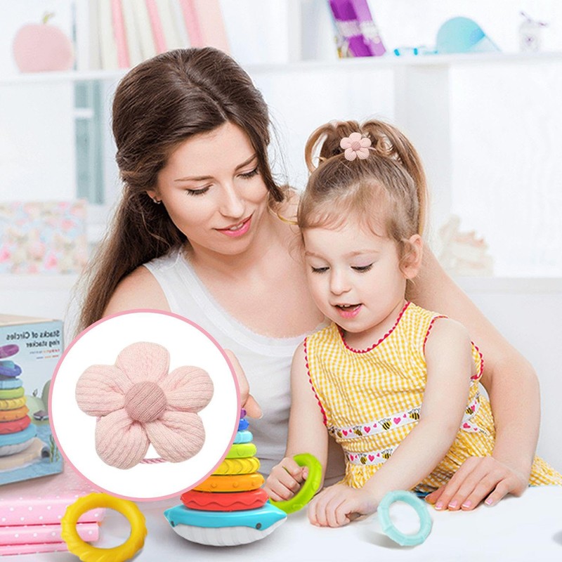 10 Stück Kinder-Haarspangen Und 5 Stück Gänseblümchen-Haargummis, Süßer Und Süßer