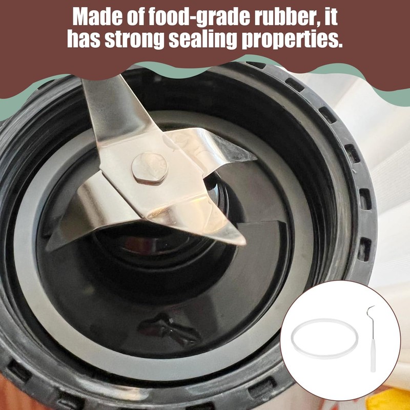 3Pcs Rubber Gaskets Blender Replacement Parts Compatible with Ninja