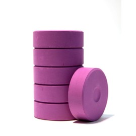 Jack Richeson Giant Tempera Paint Cakes, 2-1/4 x 3/4 Inches, Purple, Set of 6 - 067125