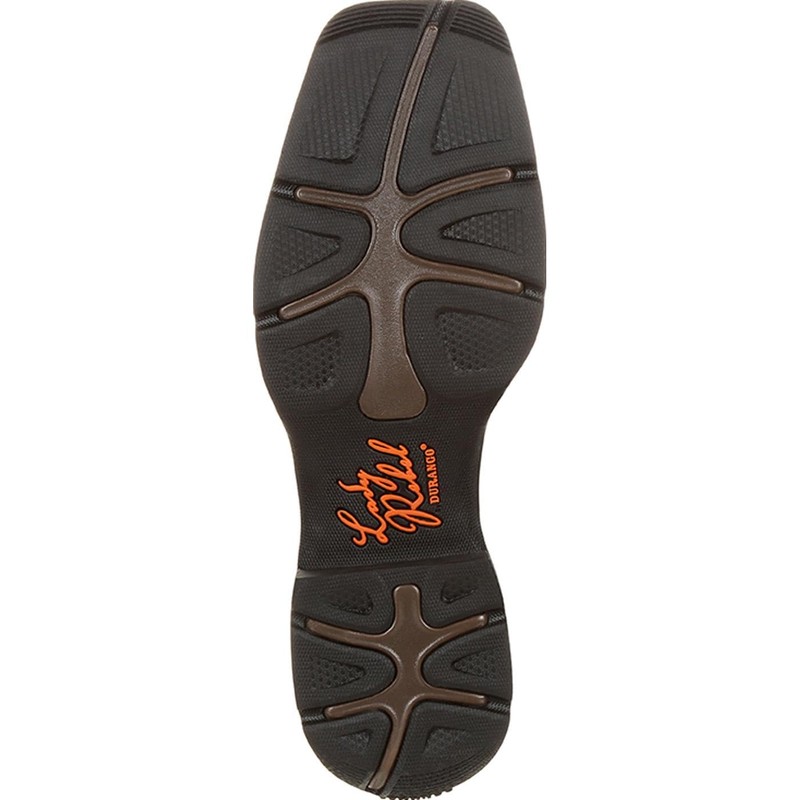 Durango womens Lady Rebel Work Western Boot, Briar Brown and
