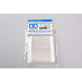 TAMIYA Craft Cotton Swab, Triangle Small 50 pc, TAM87106