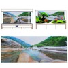 PVC Mountain Interval Rivers Fish Tanks Wallpaper Aquarium Background Poster