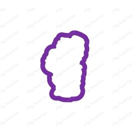 Lake Tahoe Cookie Cutter - Lake Cookie Cutters - United States Cookie Cutters - Travel Cookie Cutters - Polymer Clay Cutters - State Cookie