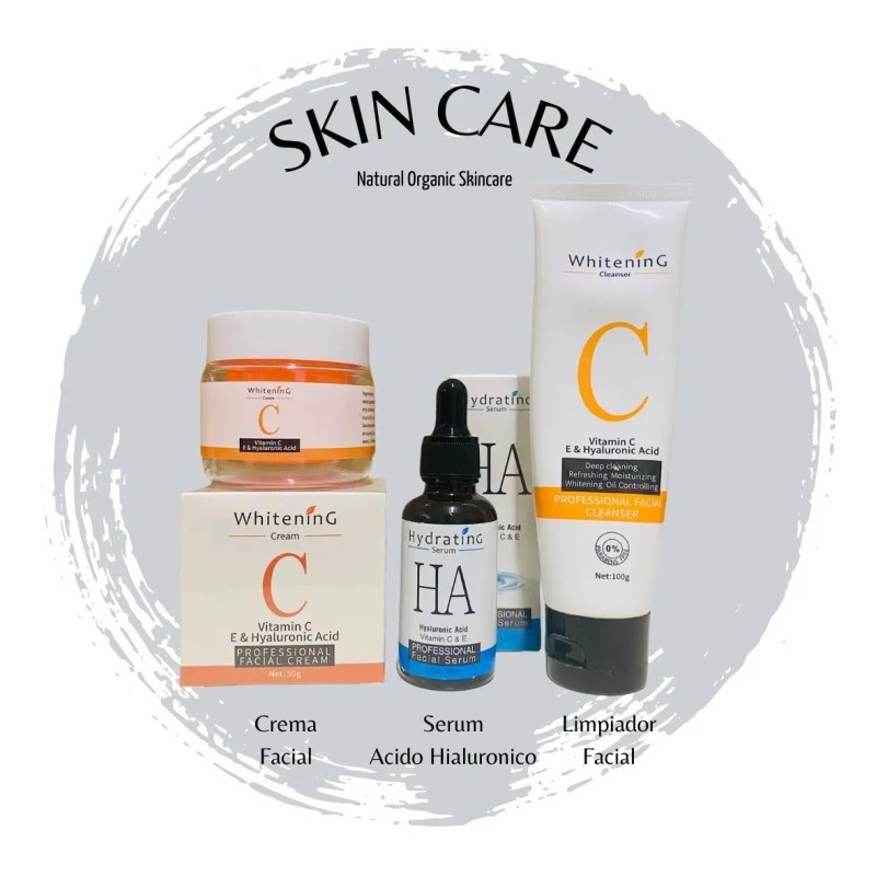Serum Vitamina C + Ácido Hialurónico + Vitamina E (original)