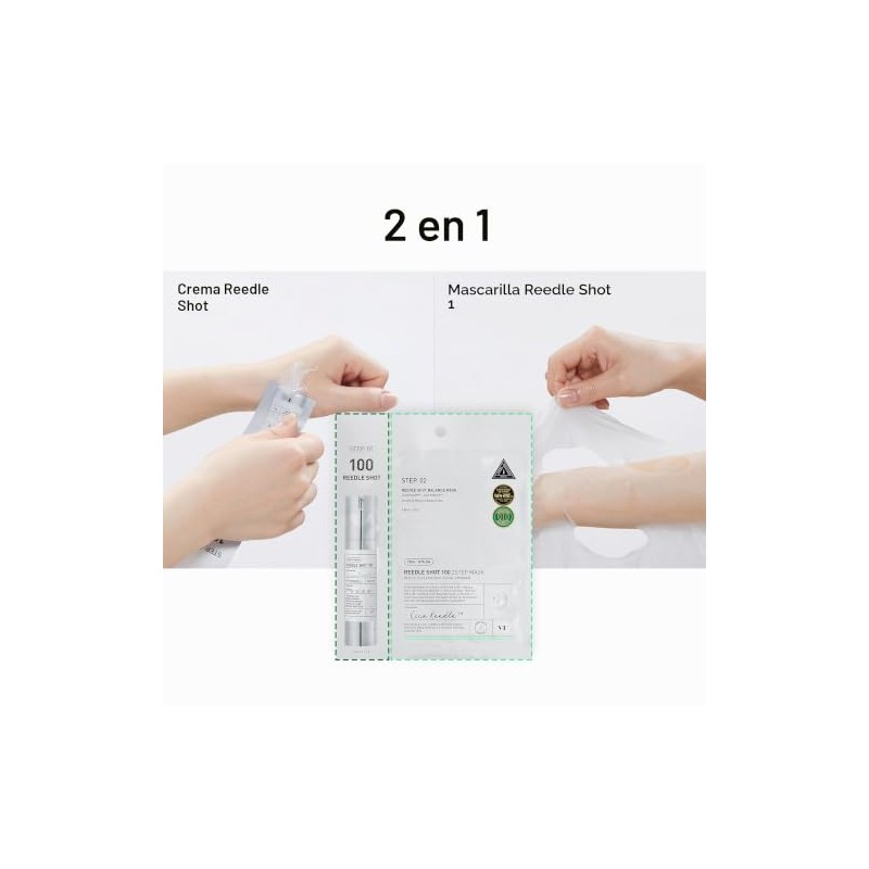 VT COSMETICS 2 Step Mask ReedleShot 700, Cica Reedle, Korean
