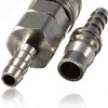 Riloer Male and Female 8mm Copper Quick Release Gas Hose