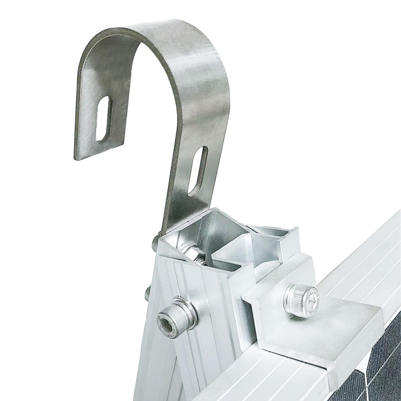 FLYAMAPIRIT Solar Panel Holder Hook Stainless Steel Power Station Brackets