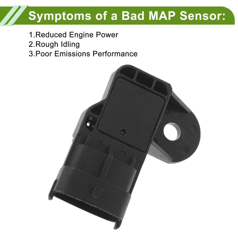 Partuto Manifold Absolute Pressure MAP Sensor for FIAT 500 1.2