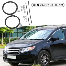 A ABSOPRO Sliding Door Cable for Honda Odyssey 2005-2010 Metal Black (Set of 2)