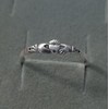 Solid 925 Sterling Silver Claddagh stacking Ring in sizes G-Z