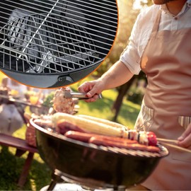 luolety 18-1/2 Inch One Touch Cleaning System Kit 47 cm, 2 Set Grills for Weber Grill 90992 3618 7443 307443 307408 90719 Cha-rcoal Kettle Grills 7444 Kettle One Touch Cleaning Kit