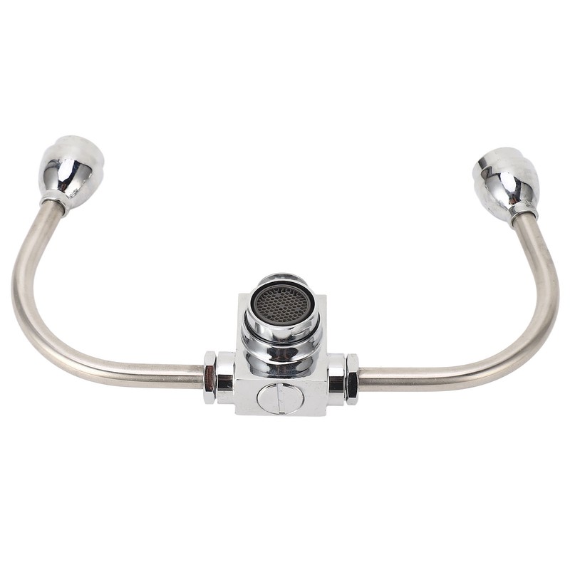 Faucet Mounted Eyewash Station Double Nozzle Emergency Eye Wash Unit