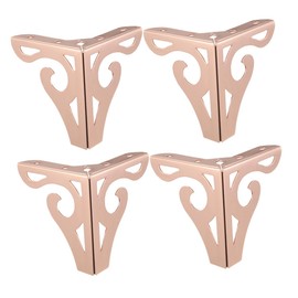 LALAFINA 1set Furniture Leg Stylish Cube Replacement Legs for Sofa Couch Coffee Table and Dresser Durable Iron with Smooth Surface Easy Installation and Stable Support for Modern Living 4pcs