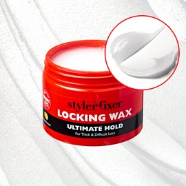 Red by Kiss Hold Locking Gel Ultimate Hold for Thin Locs & Twists, Hydrating, Conditioning, Non-Frizz, Non-Flaking, No Build-Up, Enriched with Certified Jamaican Black Castor Oil, Honey Extract