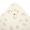 Steiff Elefäntle Hooded Bath Towel, Cloud dancer