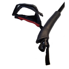 LEKI Nordic Walking Spin Black/Orange Trekking Pole 100cm-135cm