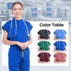 UnionMed Tech Scrubs for Women Scrub Sets, Slim Scrubs Stretch