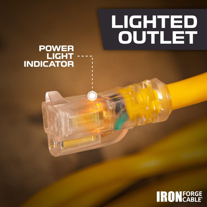 Iron Forge Cable Outdoor Extension Cord 3 Ft - 10