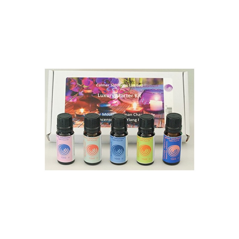 Aromatherapy Luxury Starter Kit 5 10ml Bottles