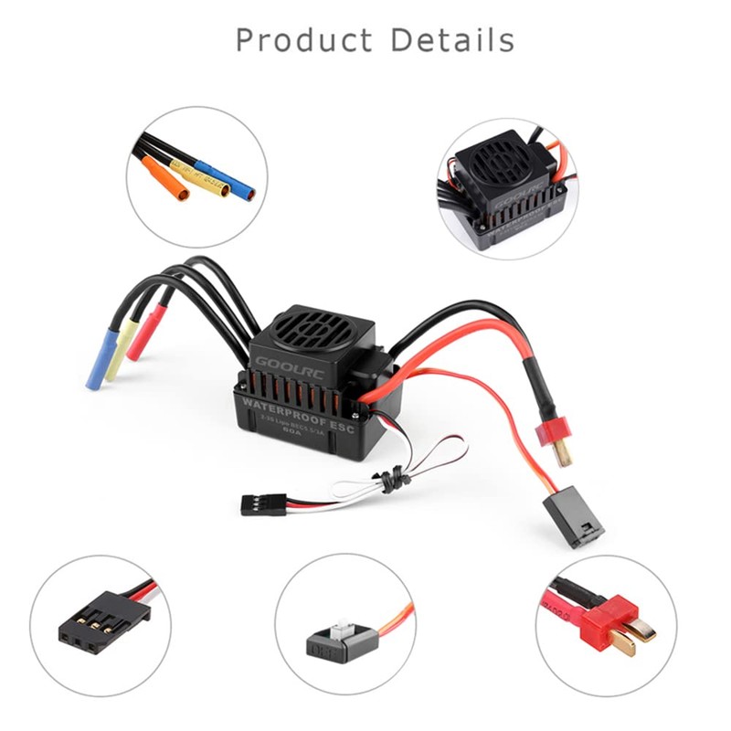 GoolRC - Motor impermeable 3660 3800 KV sin escobillas con