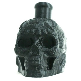 Aztec / Mayan Death Whistle Onyx Black Skull  *** MADE IN USA ***