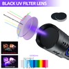 DARKBEAM 365nm UV Flashlight Black Light with Filter, Powerful Blacklight
