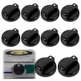 8pcs Gas Stove Knobs, Ai-OUMLEEF Stove Knobs,Hob Knob,Universal Gas Hob Adapter Accessories,Kitchen Stove Gas Stove Oven, for Kitchen Stove Gas Stove Oven Kitchenware (Black 8mm)