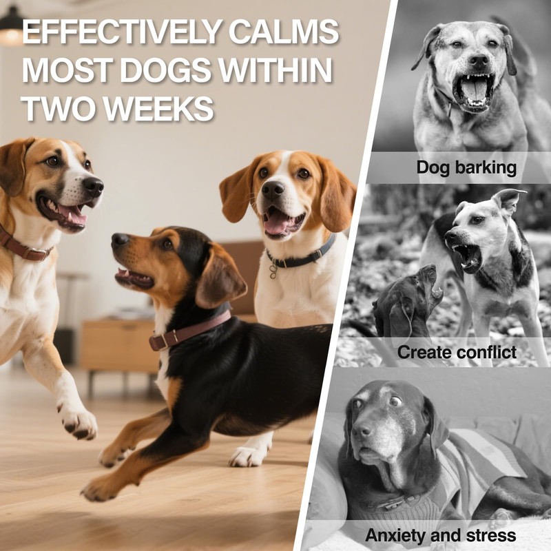 Pheromones Diffuser Dog Calming 4 in 1 Appeasing Relaxing Diffuser