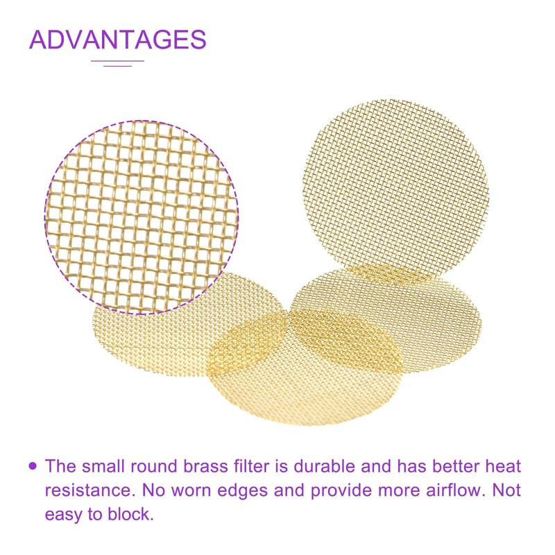 DMiotech 50pcs Brass Pipe Screen for 20mm Pipe Filter