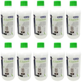 DeLonghi EcoDecalk Descaler for Fully Automatic Coffee Machines DLSC500 / 8004399329492 - 500 ml Pack of 10