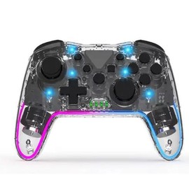 Wireless Gamepad Bluetooth Console - Color: Crystal