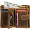 Visconti Hunter Collection RFID Blocking Leather Wallet with Carabiner 730,
