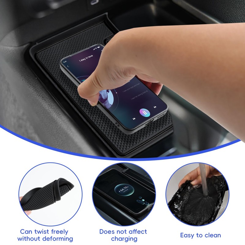 Auovo Charging Mat Compatible with 2025 2026 Toyota Camry Accessories