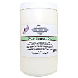 Palm Kernel oil, Soap making supplies. Organic, Sustainable 32 fl oz. certified sustainable by IP, RSPO, and Rainforest Alliance.