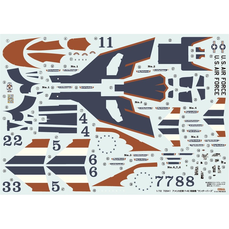 Fine-Mold 72941 1/72 Aircraft Series US Air Force F-4E Fighter