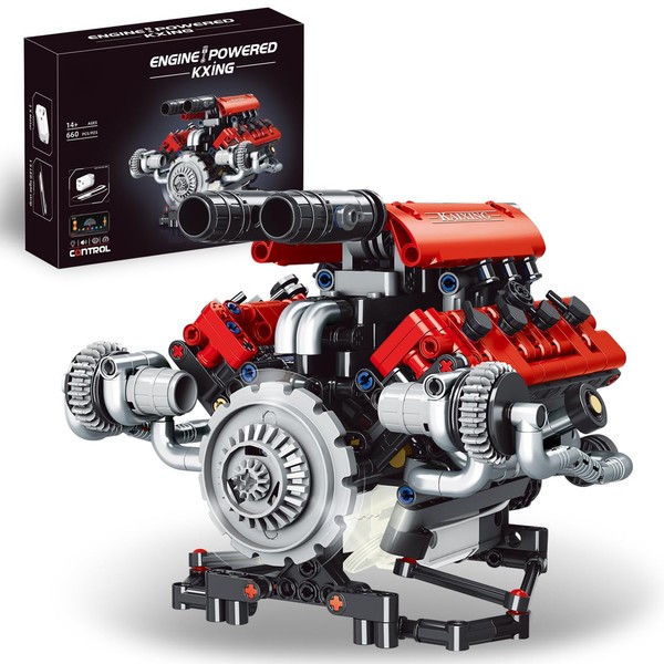 HIGH GODO V8 Engine That Works, Visible Car Engine Model