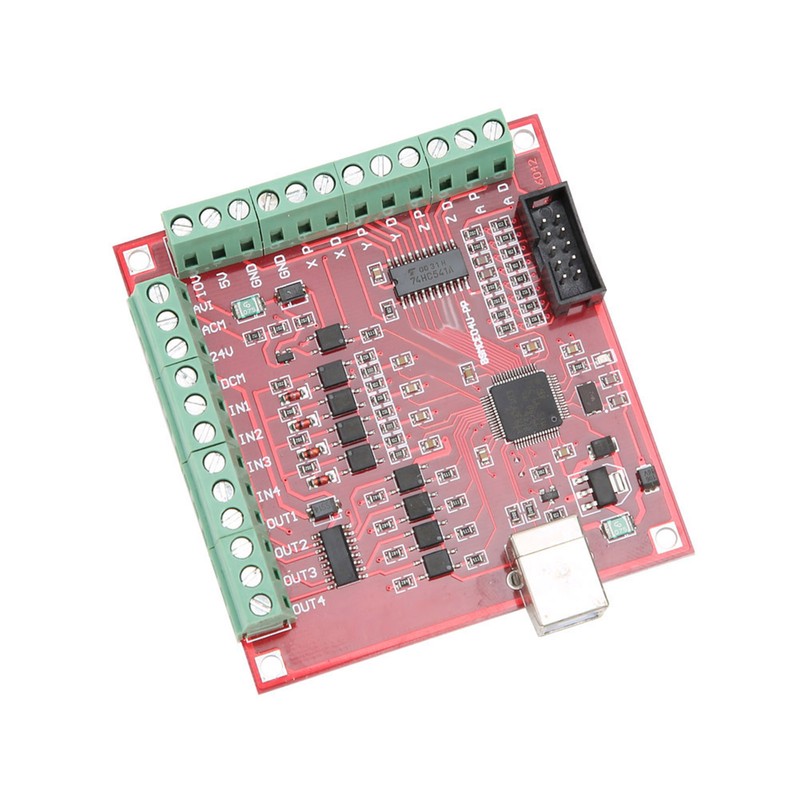 CNC USB MACH3 100Khz Red Break Out Board Support Stepper