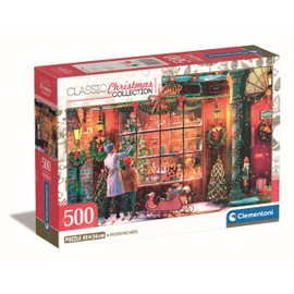 Clementoni Jigsaw Puzzle Cube Old Toy Shop 500 Pieces - Compact Box - Puzzle For Adults 14-99 Years, Gift For Men/Women, Made In Italy, 35567