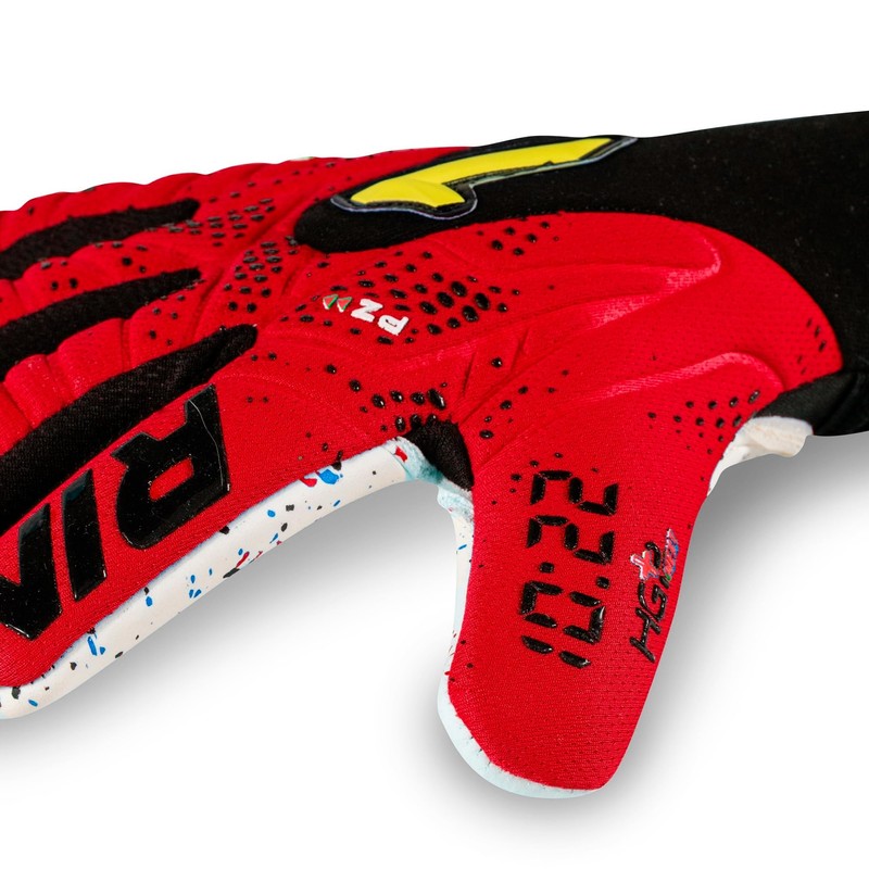 Rinat Guantes de Portero Kronos 10:22 Turf con Varilla (Rojo,