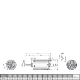 Fielect 5Pcs DC Motor 12V 7000RPM 0.15A Micro Motor Mini Motor Electric Motor Round Shaft for RC Boat DIY Airplane Toys Model DIY Hobby