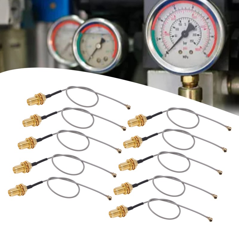 10PCS Coaxial Adapter Cable IPEX to SMA Male Interface RF