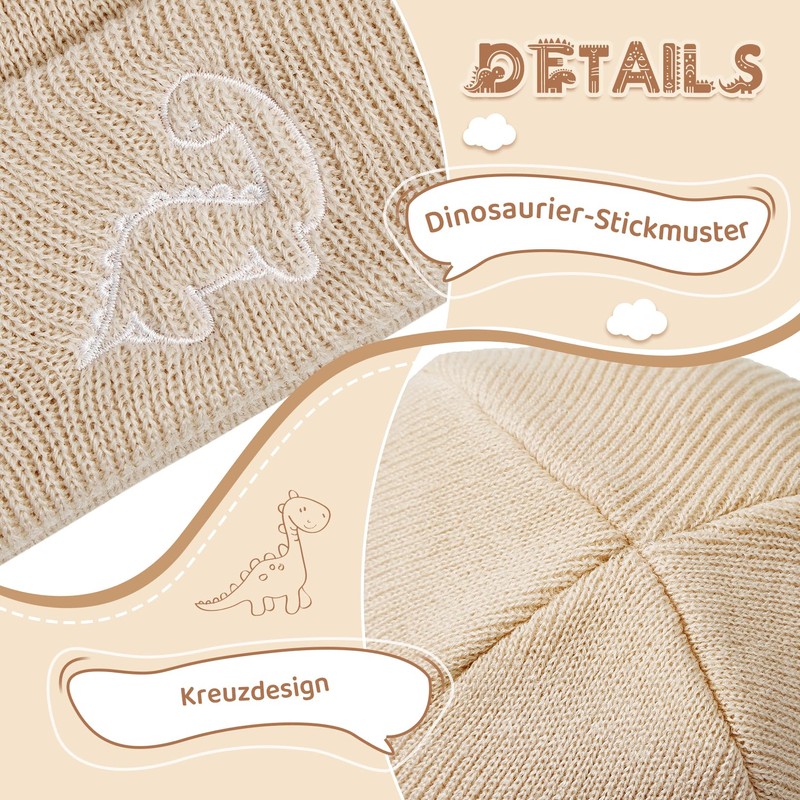 Century Star Children's Hat for Boys, Warm Soft Hats for